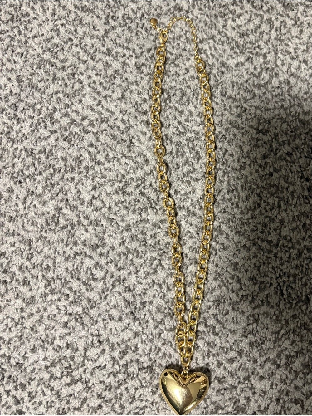 BaubleBar Millie Gold Heart Pendant Necklace